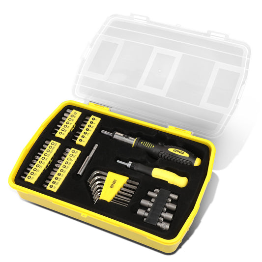 HERRAMIENTAS 51PCS - MAGNETIC SCREWDRIVER BIT KIT - BLACK / YELLOW