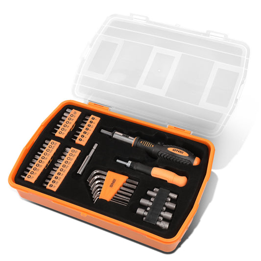HERRAMIENTAS 51PCS - MAGNETIC SCREWDRIVER BIT KIT - BLACK / ORANGE