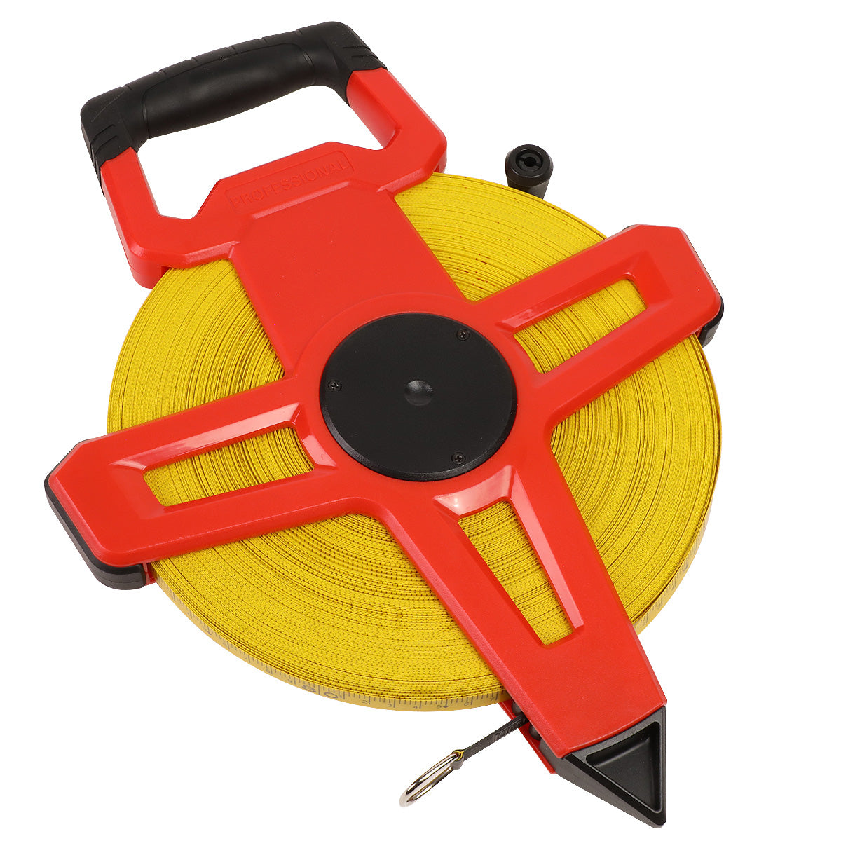 HERRAMIENTAS DNA LOGO - 330FT - 1.5" - FIBERGLASS - W/ GROUND SPIKE - BLACK / RED