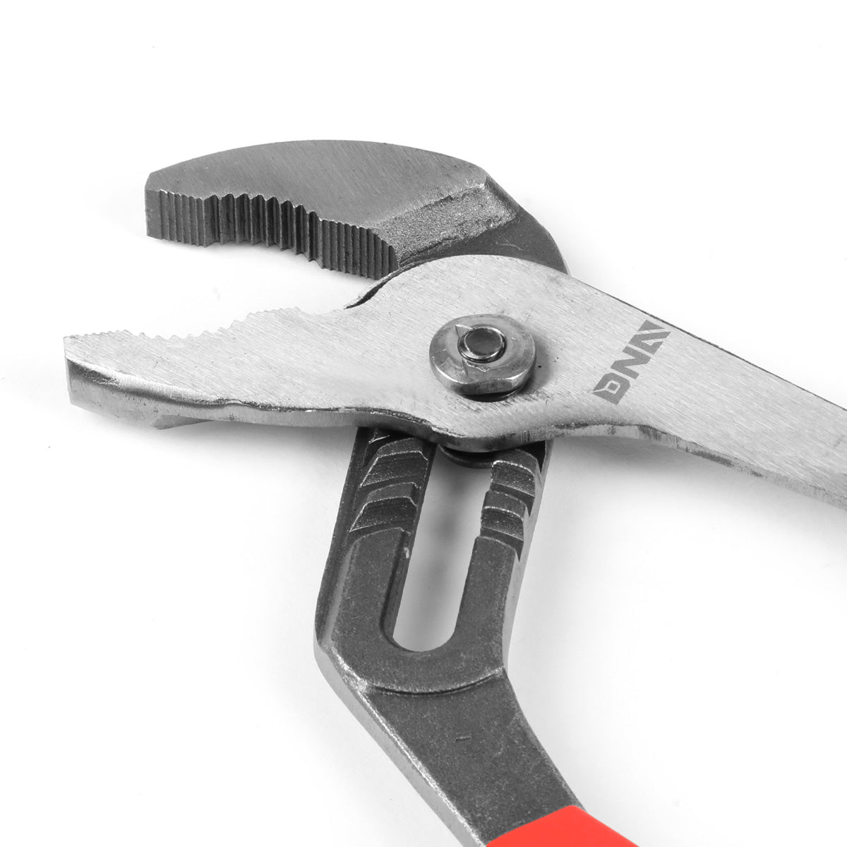 HERRAMIENTAS DNA LOGO - 2PC - 10" TONGUE-AND-GROOVE PLIER, 8" TONGUE-AND-GROOVE PLIER - 1-3/4" / 1" JAW OPENING - BLACK / RED RUBBER GRIP