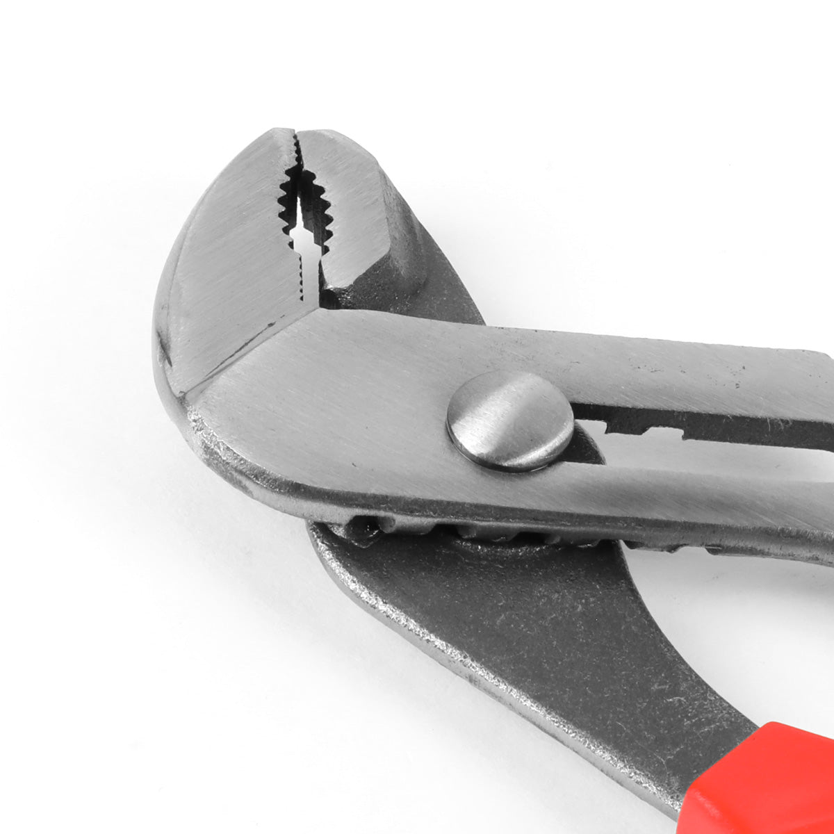 HERRAMIENTAS DNA LOGO - 2PC - 10" TONGUE-AND-GROOVE PLIER, 8" TONGUE-AND-GROOVE PLIER - 1-3/4" / 1" JAW OPENING - BLACK / RED RUBBER GRIP