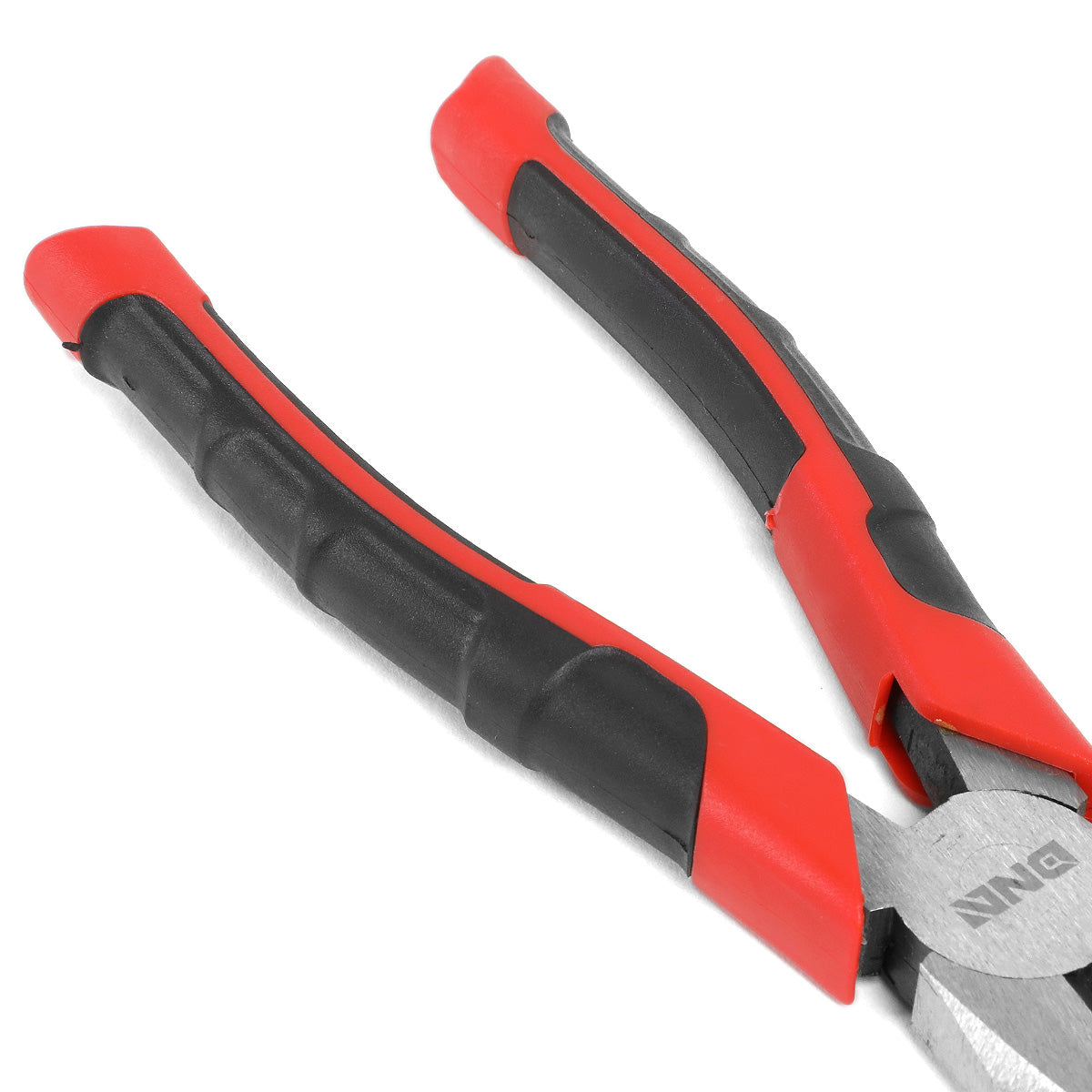 HERRAMIENTAS DNA LOGO - 1PC - 8" LINESMAN PLIER - 1" JAW OPENING - BLACK / RED RUBBER GRIP