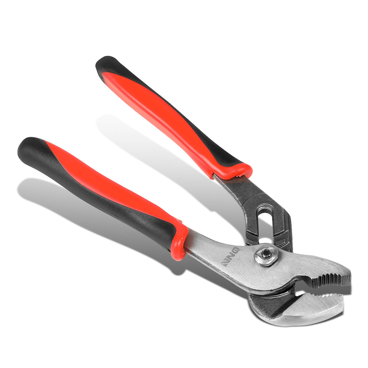 HERRAMIENTAS DNA LOGO - 1PC - 8" TOUNGE-AND-GROOVE PLIER - 1" JAW OPENING - BLACK / RED RUBBER GRIP