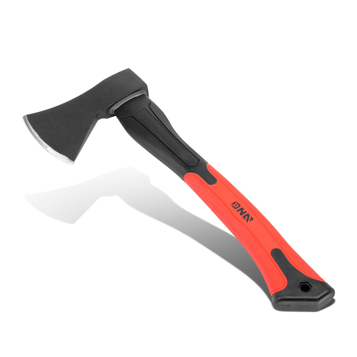 HERRAMIENTAS DNA LOGO - 13-1/2" LONG HANDLE - 1.32LBS AXE HEAD - ALLOY STEEL - FIBERGLASS HANDLE - BLACK / RED