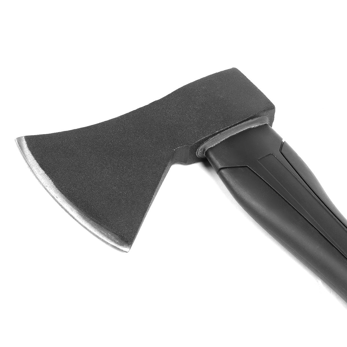 HERRAMIENTAS DNA LOGO - 13-1/2" LONG HANDLE - 1.32LBS AXE HEAD - ALLOY STEEL - FIBERGLASS HANDLE - BLACK / RED