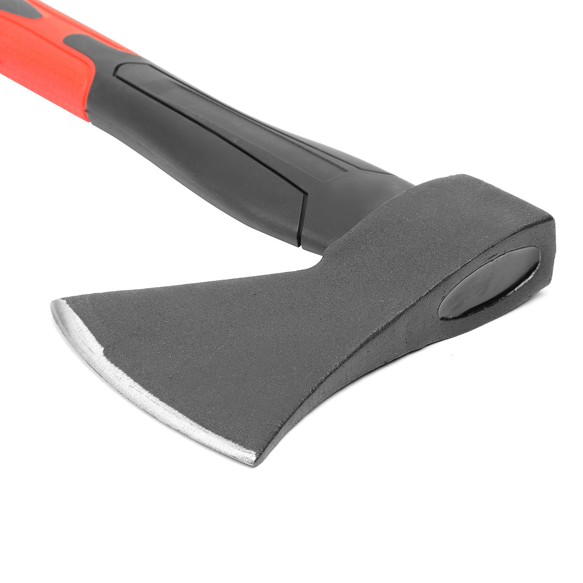 HERRAMIENTAS DNA LOGO - 13-1/2" LONG HANDLE - 1.32LBS AXE HEAD - ALLOY STEEL - FIBERGLASS HANDLE - BLACK / RED