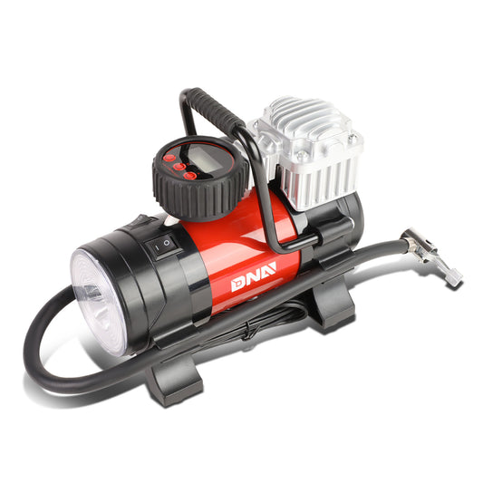 HERRAMIENTAS DNA LOGO - PORTABLE - LED DISPLAY - W/ ADAPTERS - BLACK / RED