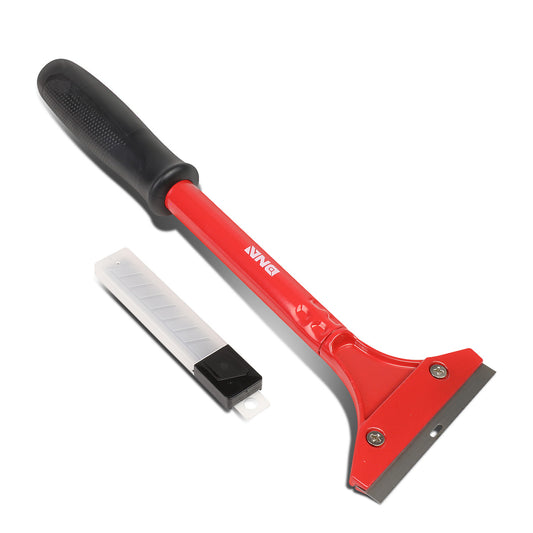 HERRAMIENTAS DNA LOGO - 13" HANDLE - W/ 4" BLADE REPLACEMENT - BLACK RUBBER GRIP / RED