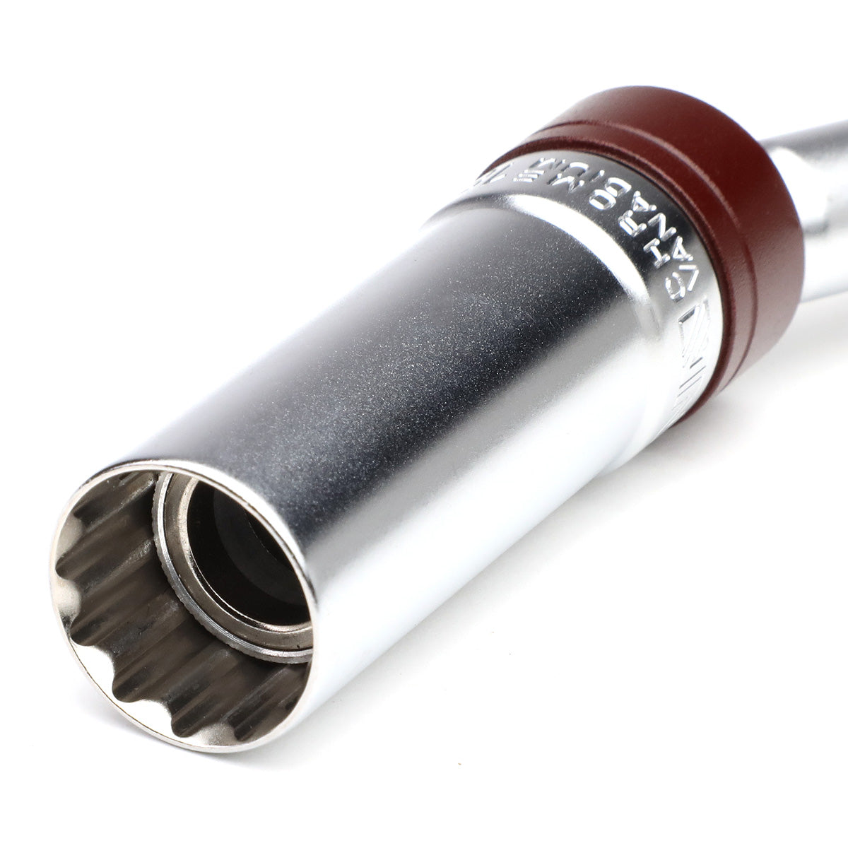 HERRAMIENTAS DNA LOGO - 6" - 16MM SOCKET - 3/8" DRIVE - 20 DEGREE SWIVEL - CHROME VANADIUM STEEL