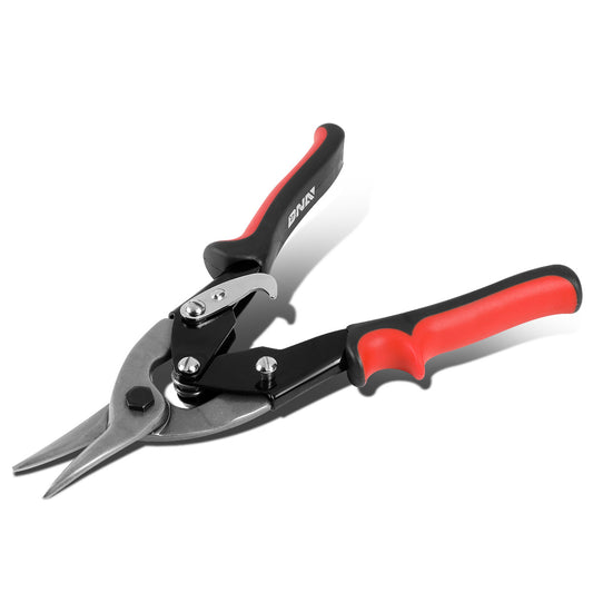 HERRAMIENTAS DNA LOGO - 10" - STRAIGHT CUT - BUILT IN THUMB LOCK - METALLIC / RED / BLACK