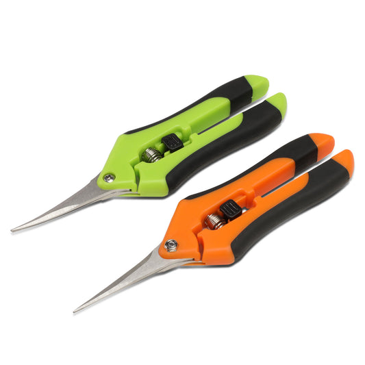 HERRAMIENTAS DNA LOGO - 2PCS - STRAIGHT / CURVED - BLACK / GREEN, BLACK / ORANGE