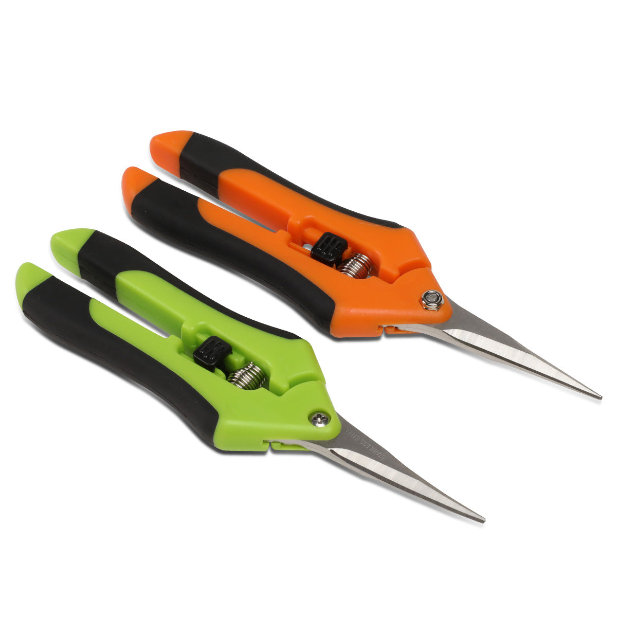 HERRAMIENTAS DNA LOGO - 2PCS - STRAIGHT / CURVED - BLACK / GREEN, BLACK / ORANGE