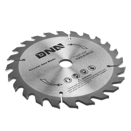 HERRAMIENTAS DNA LOGO - 0.064" THICK - 7" OD - 5/8"-7/8" ARBOR SIZE - 24 TOOTH - METALLIC