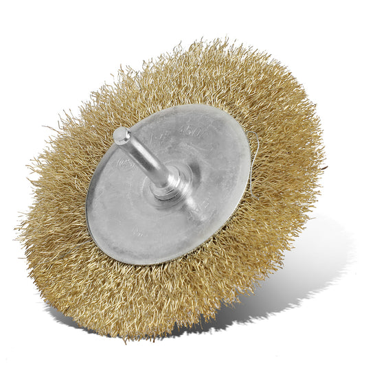 HERRAMIENTAS DNA LOGO - 4" OD - 1/4" SHANK - METALLIC / BRASS COLOR