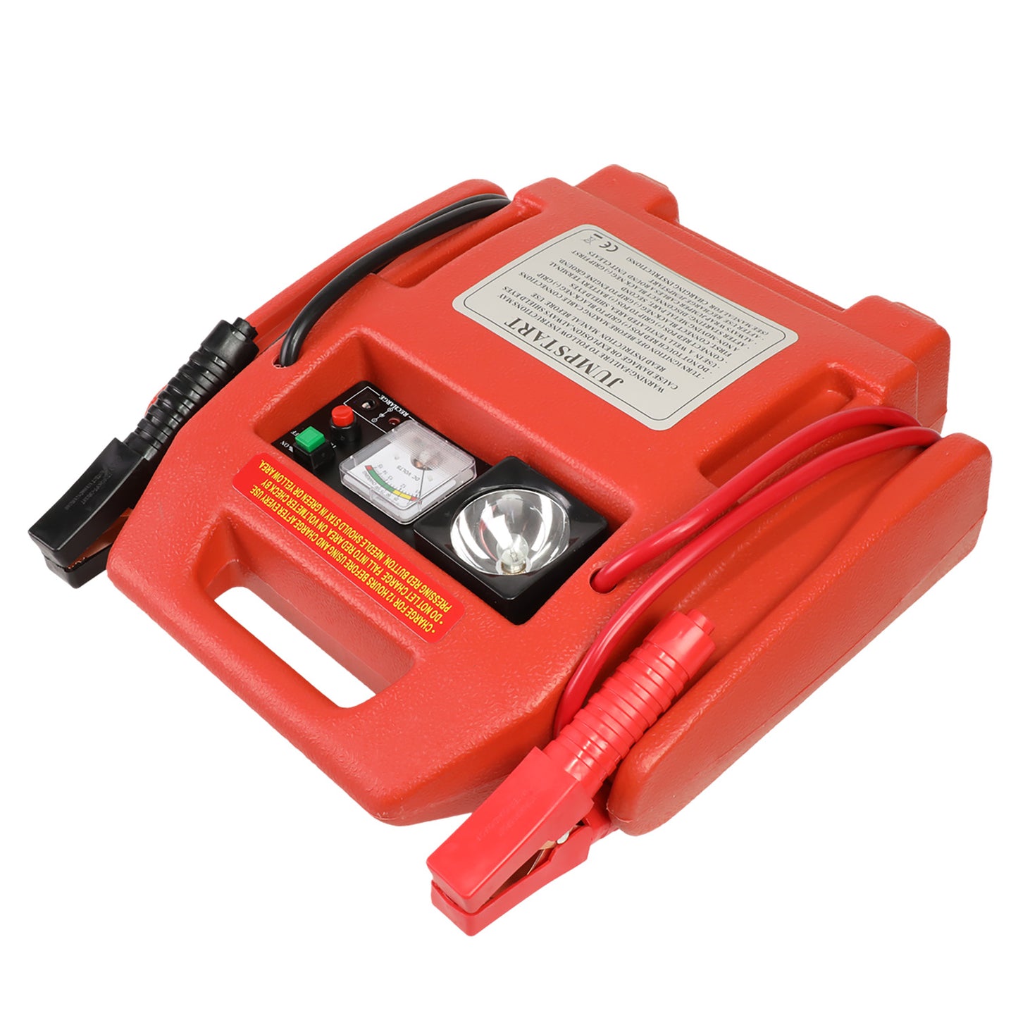 HERRAMIENTAS DNA LOGO - RECHARGEABLE - 12V - 300PSI AIR COMPRESSOR - W/ BUILT IN LIGHT - RED