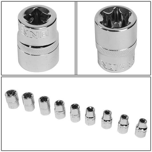 HERRAMIENTAS 9PCS - CHROME - VANADIUM STEEL