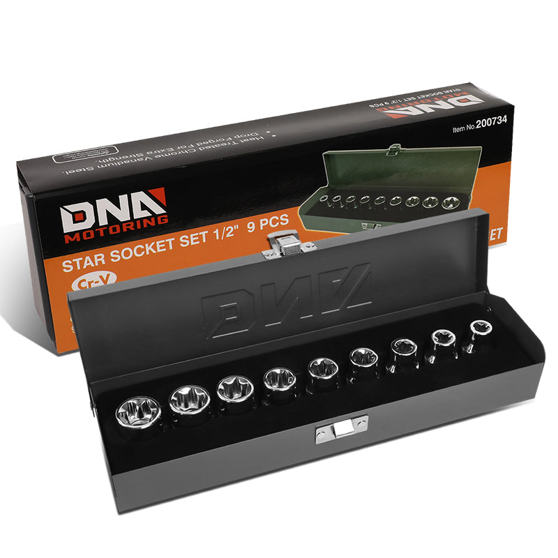 HERRAMIENTAS 9PCS - CHROME - VANADIUM STEEL