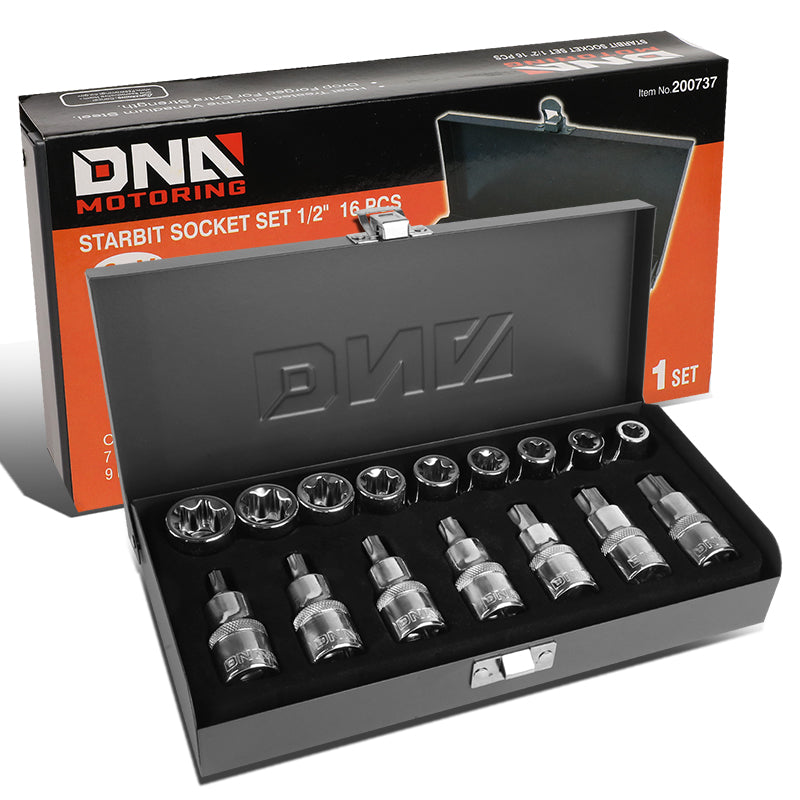 HERRAMIENTAS 16PCS - CHROME - VANADIUM STEEL