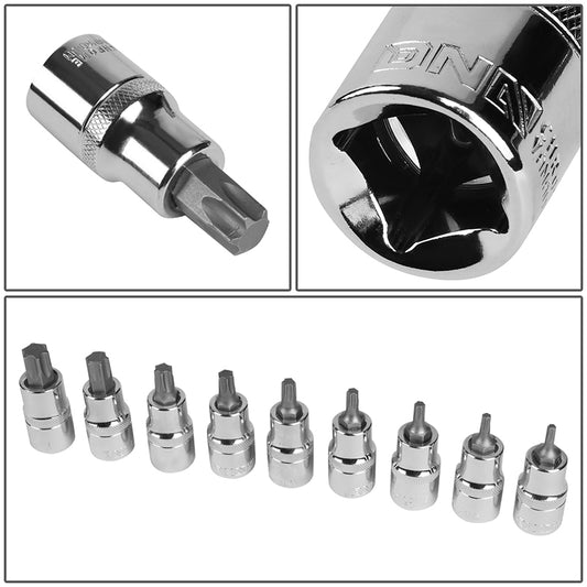 HERRAMIENTAS 9PCS - CHROME - VANADIUM STEEL