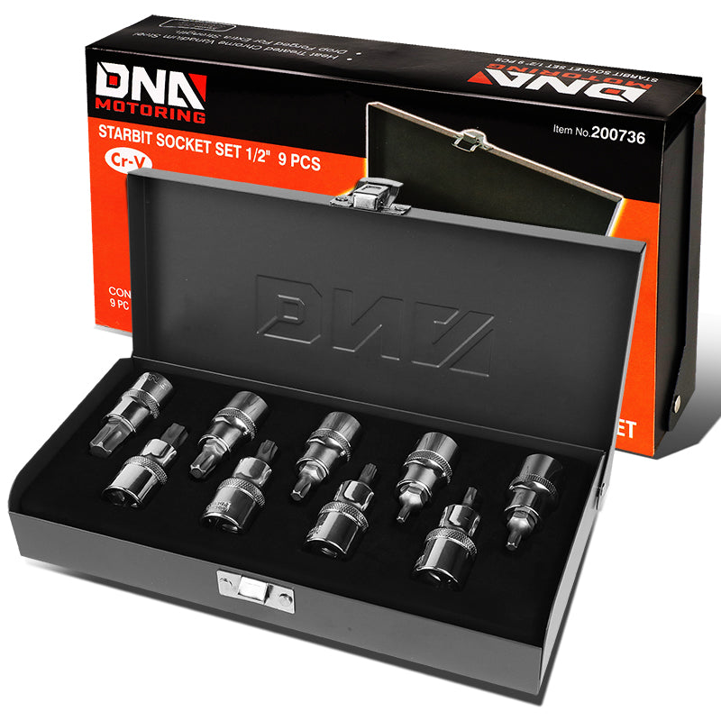 HERRAMIENTAS 9PCS - CHROME - VANADIUM STEEL