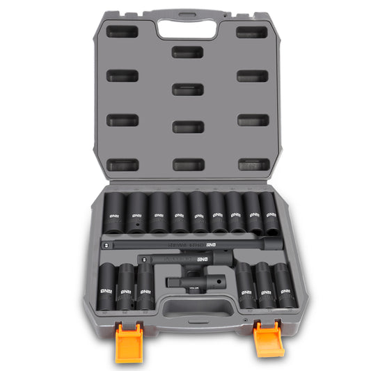 HERRAMIENTAS 18PC SOCKET DEEP IMPACT 1/2"