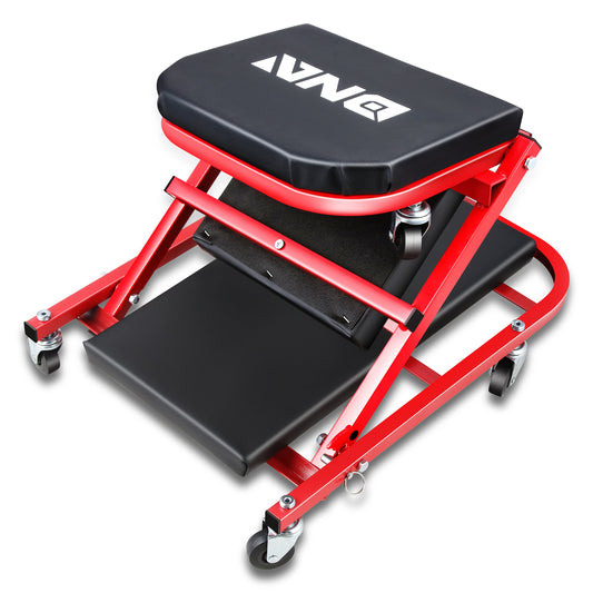 HERRAMIENTAS 40" 2 IN 1 CAR CREEPER AND SEAT - RED