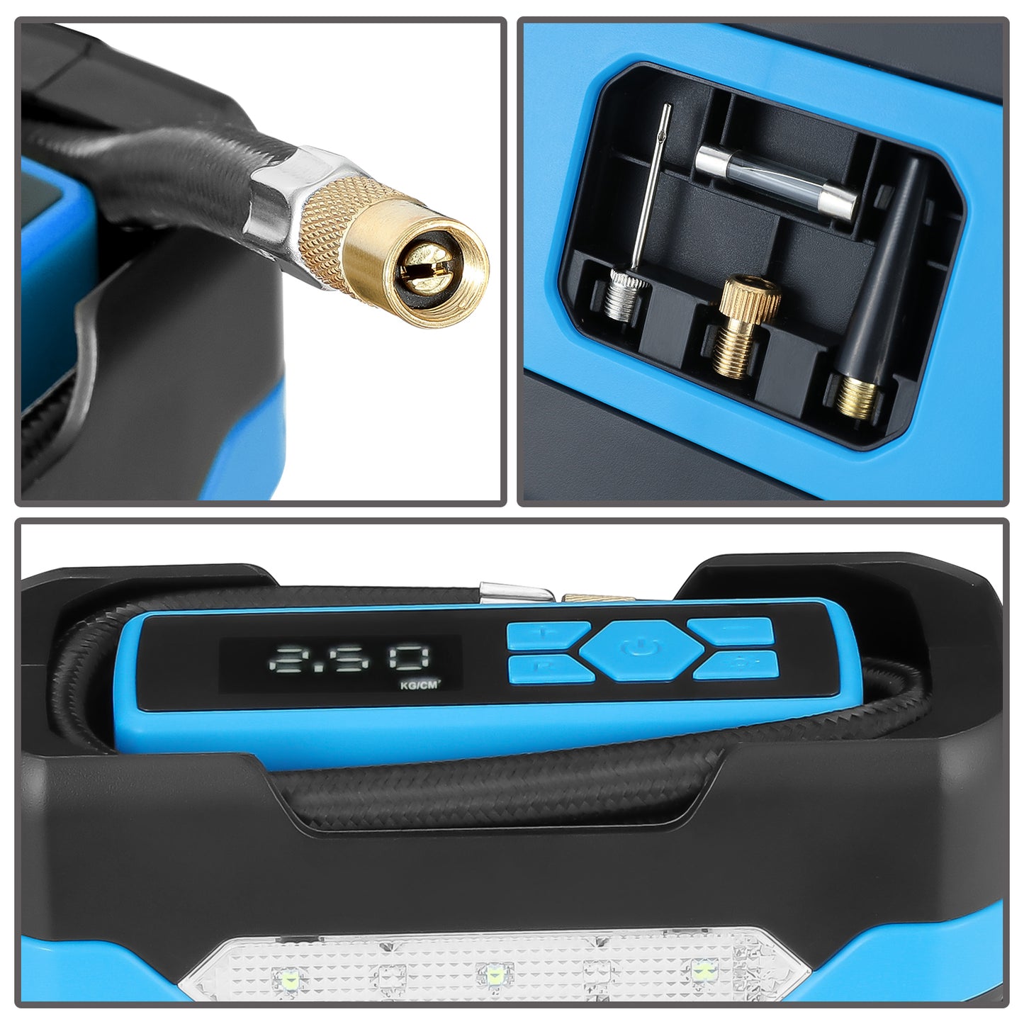 HERRAMIENTAS CAR CHARGER - BLUE