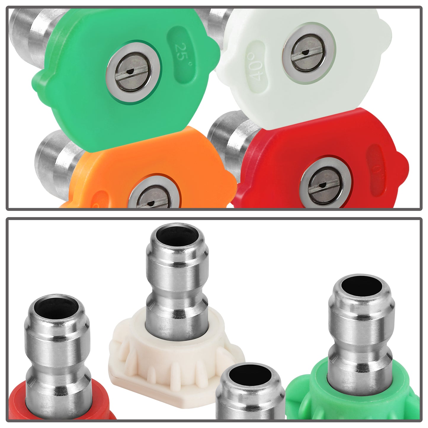 HERRAMIENTAS 4PCS - MULTIPLE DEGREES (0°, 15°, 25°, 40°) (2.5 GPM)