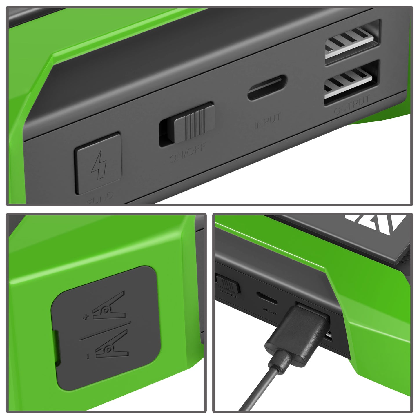 HERRAMIENTAS 12V 1500A 15000 MAH - GREEN
