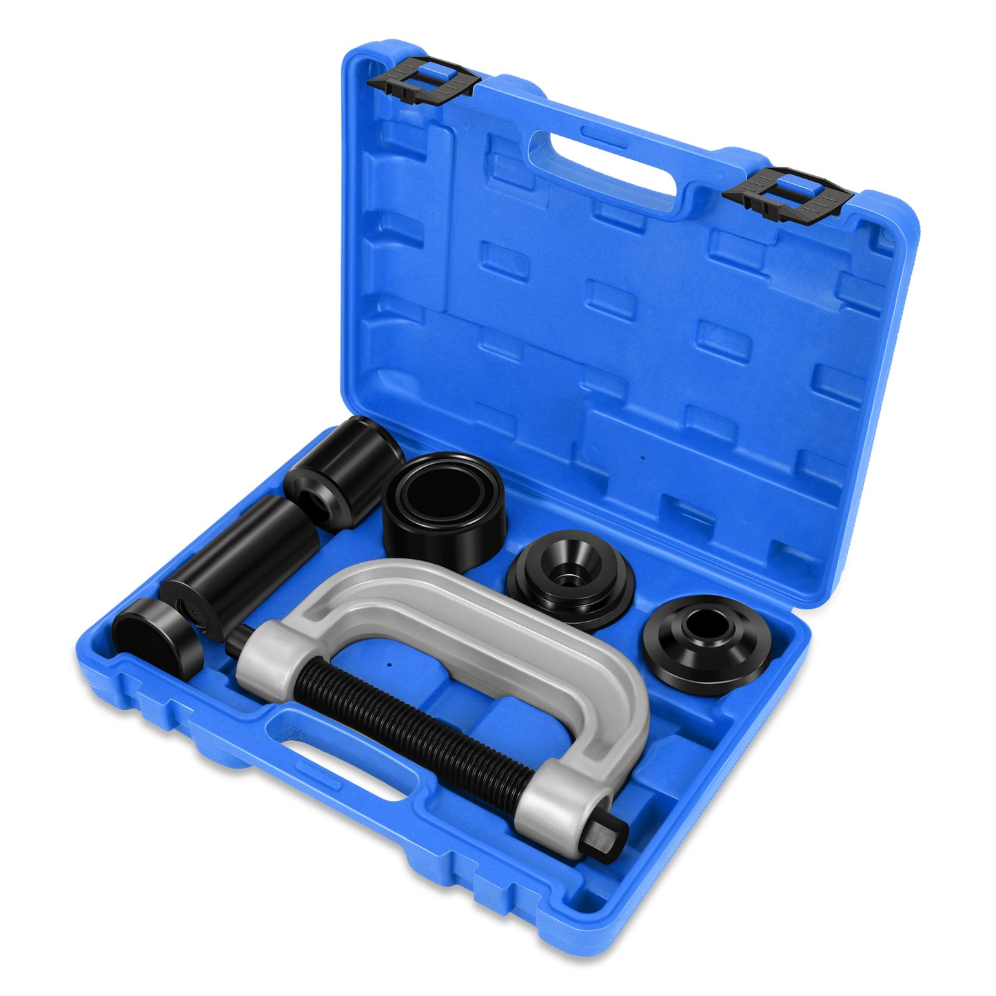 HERRAMIENTAS BALL JOINT ANCHOR PIN PRESS SET - COLOR BLUE - MOSTS 2-WHEEL DRIVE (2WD) AND 4-WHEEL DRIVE (4WD) CARS AND LIGHT TRUCKS / 100% BRAND NEW