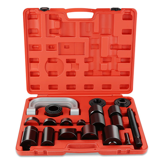 HERRAMIENTAS BALL JOINT SEPARATOR - 21PCS - 4*4 MASTER ADAPTOR REMOVAL SERVICE KIT COLOR RED - FORD DODGE 2- AND 4-WHEEL DRIVE PICKUPS, VANS AND SUVS FROM 1997 TO PRESENT - FORD DODGE 2- AND 4-WHEEL DRIVE PICKUPS, VANS AND SUVS FROM 1997 TO PRESENT