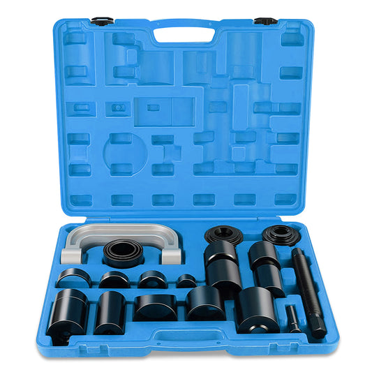 HERRAMIENTAS BALL JOINT SEPARATOR - 21PCS - 4*4 MASTER ADAPTOR REMOVAL SERVICE KIT COLOR BLUE - FORD DODGE 2-AND 4-WHEEL DRIVE PICKUPS - VANS AND SUVS FROM 1997 TO PRESENT