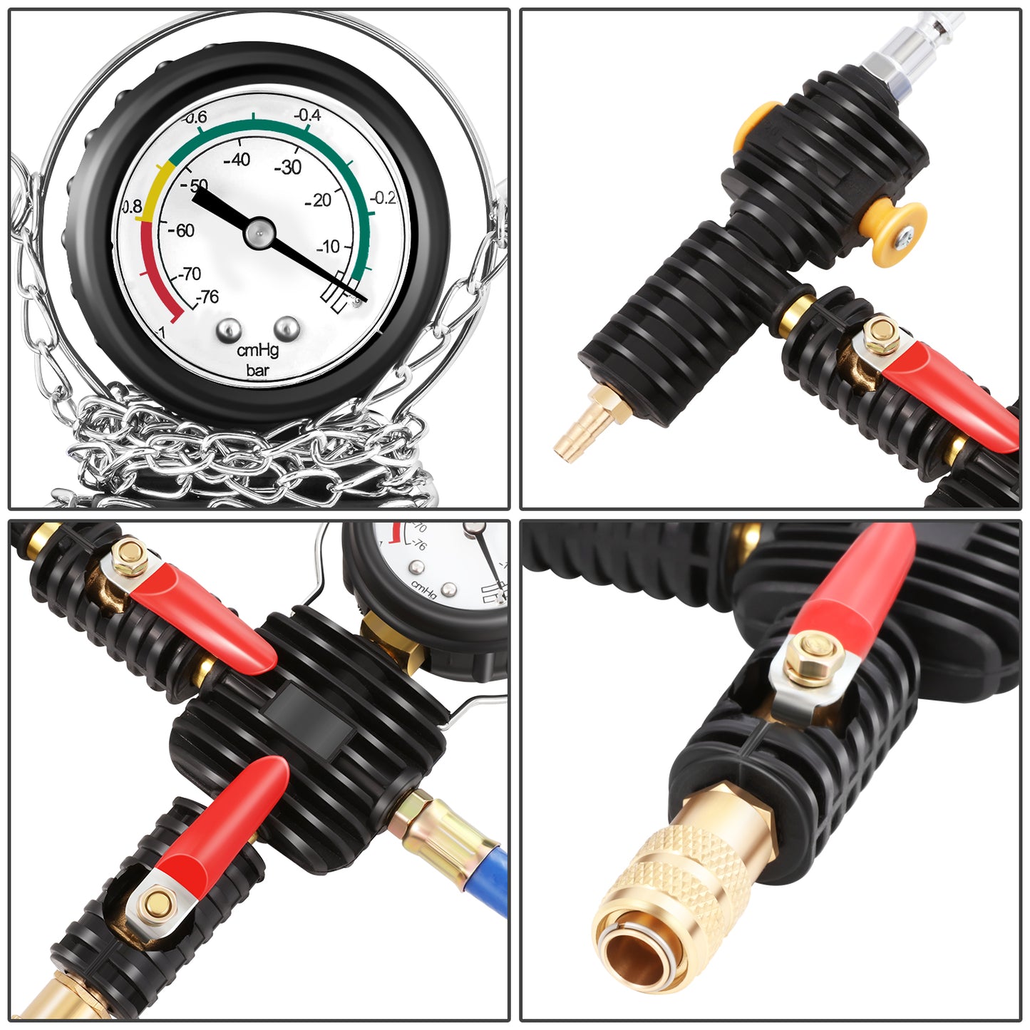 HERRAMIENTAS COOLING SYSTEM VACUUM PURGE & REFILL KIT