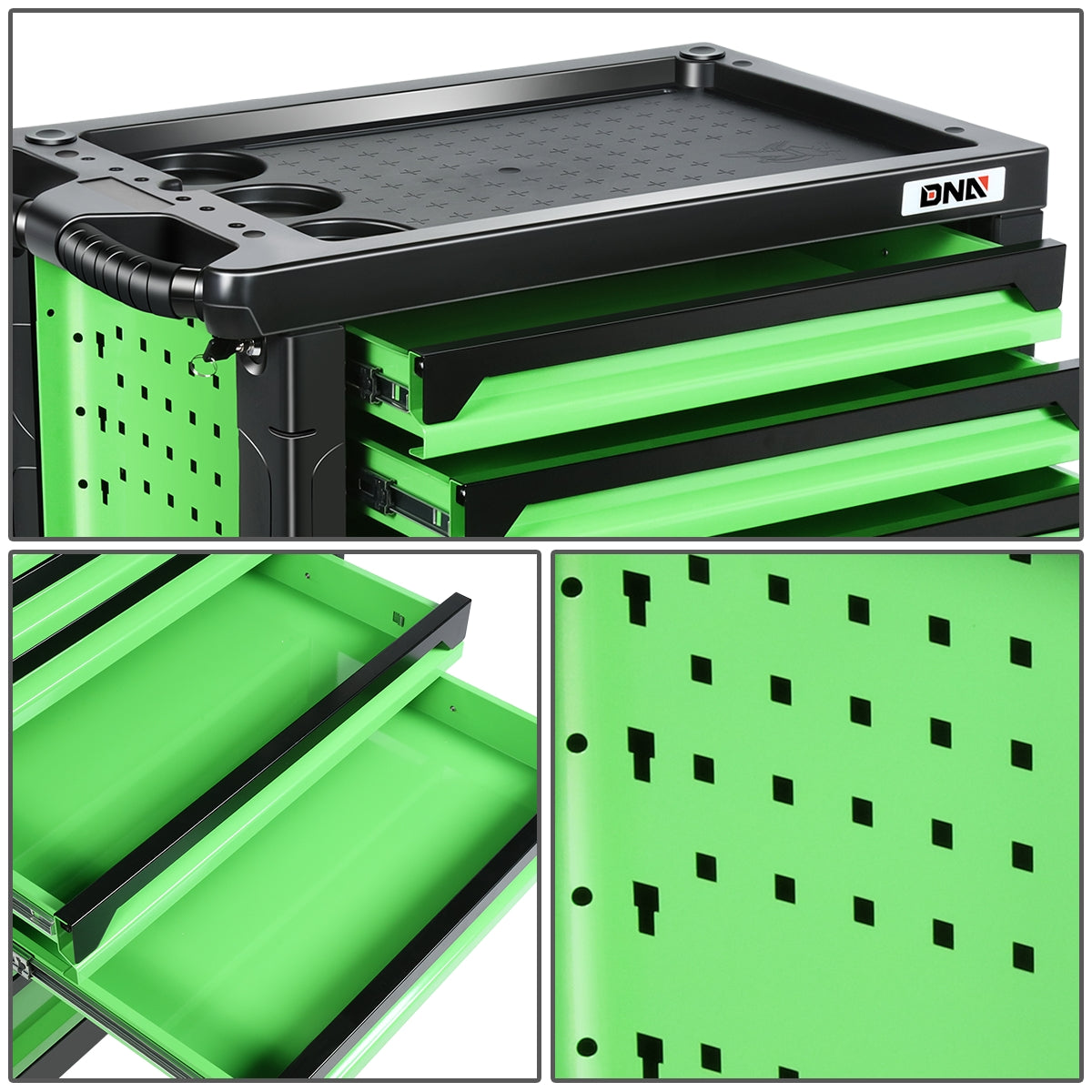 HERRAMIENTAS 7 DRAWERS - PLASTIC - TOP ROLLER CABINET