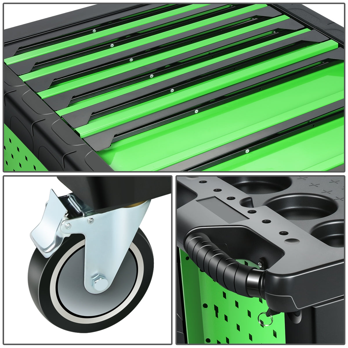 HERRAMIENTAS 7 DRAWERS - PLASTIC - TOP ROLLER CABINET