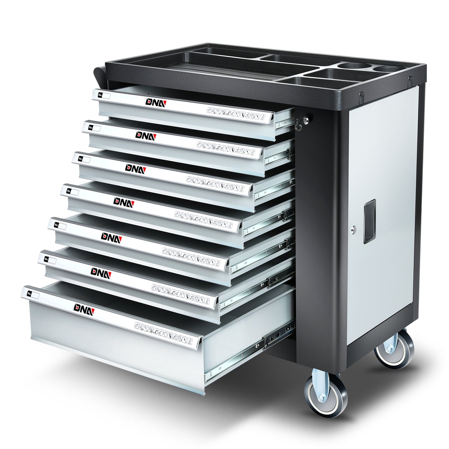 HERRAMIENTAS 7 DRAWERS - PLASTIC - TOP ROLLER CABINET