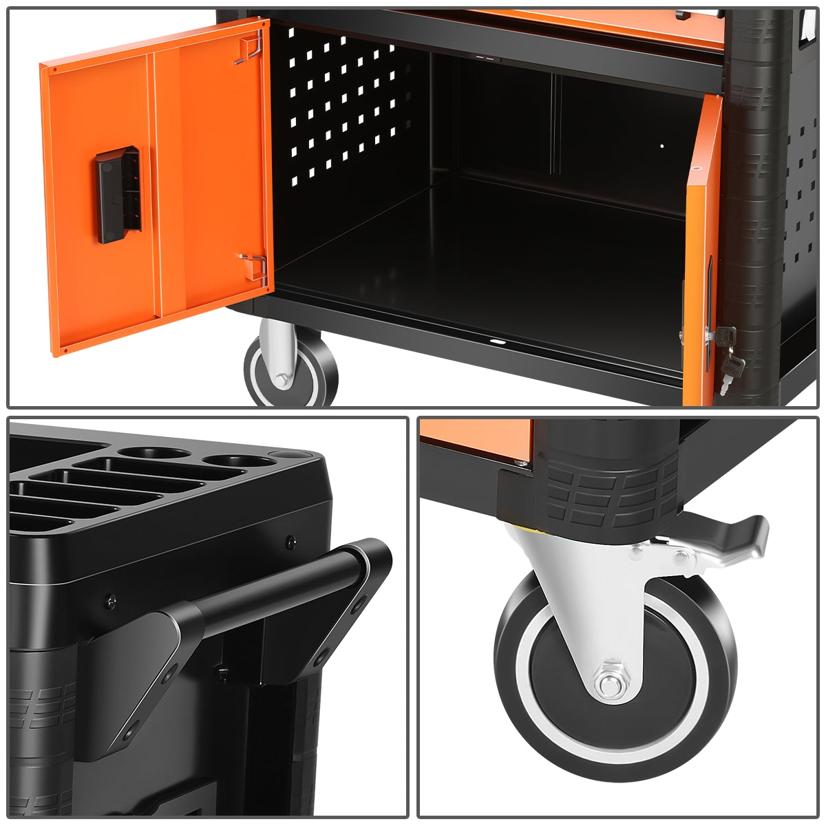 HERRAMIENTAS 4 DRAWERS - PLASTIC - TOP ROLLER CABINET