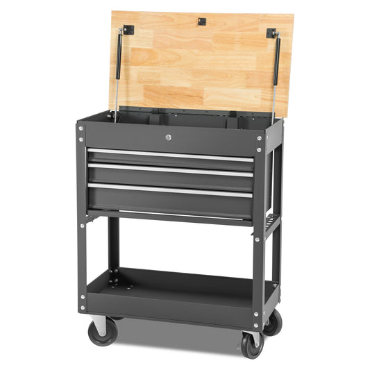 HERRAMIENTAS 3 DRAWERS WOOD - TOP ROLLER CABINET