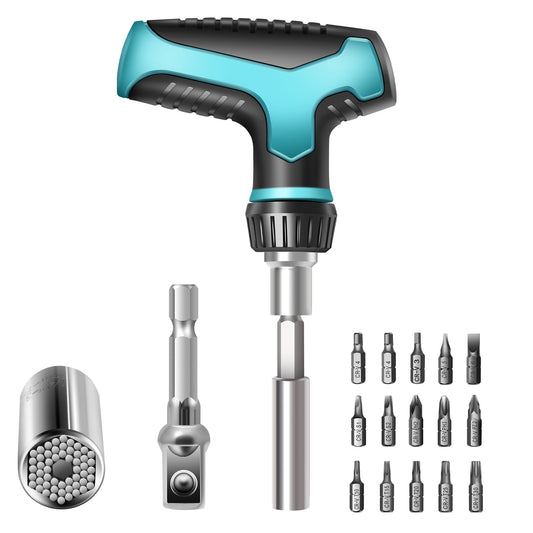 HERRAMIENTAS 19PCS - T-HANDLE SCREWDRIVER SET