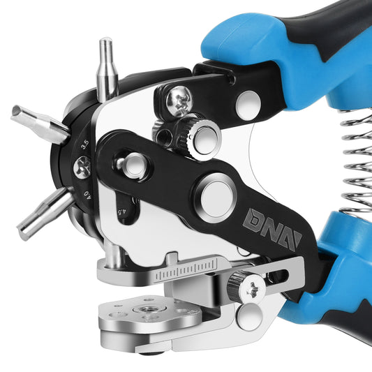 HERRAMIENTAS FUNCTION HOLE PUNCH 6 IN 1 BLUE