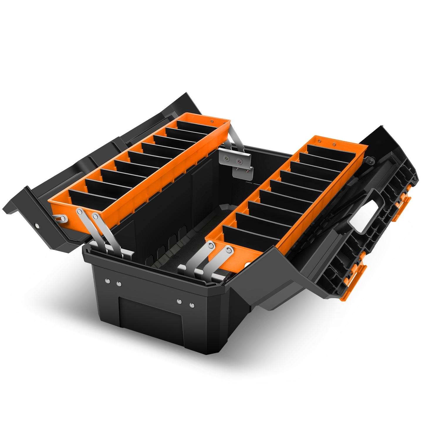 HERRAMIENTAS PLASTIC TOOL BOX - ORANGE