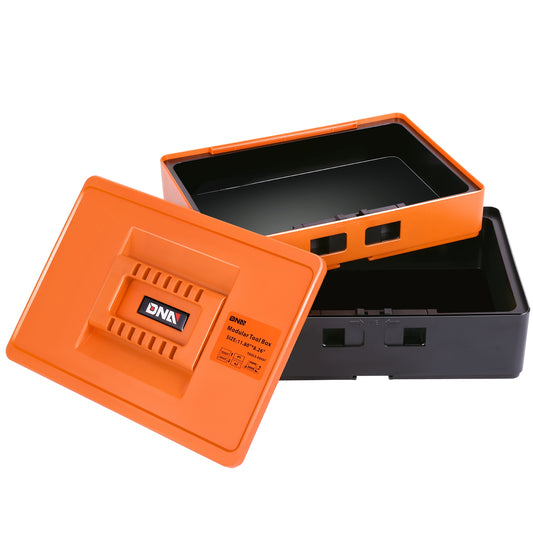 HERRAMIENTAS PLASTIC TOOL BOX - ORANGE