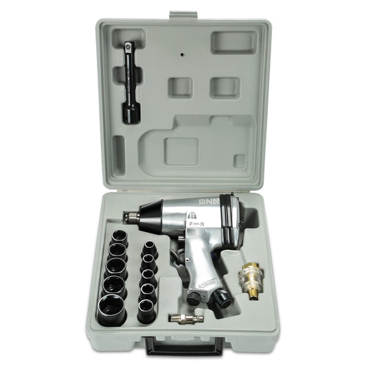 HERRAMIENTAS AIR IMPACT WRENCH KIT - 17 PC 1/2"