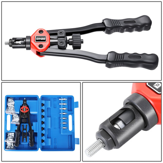 HERRAMIENTAS HAND RIVET SET - THREE-IN-ONE - 13"