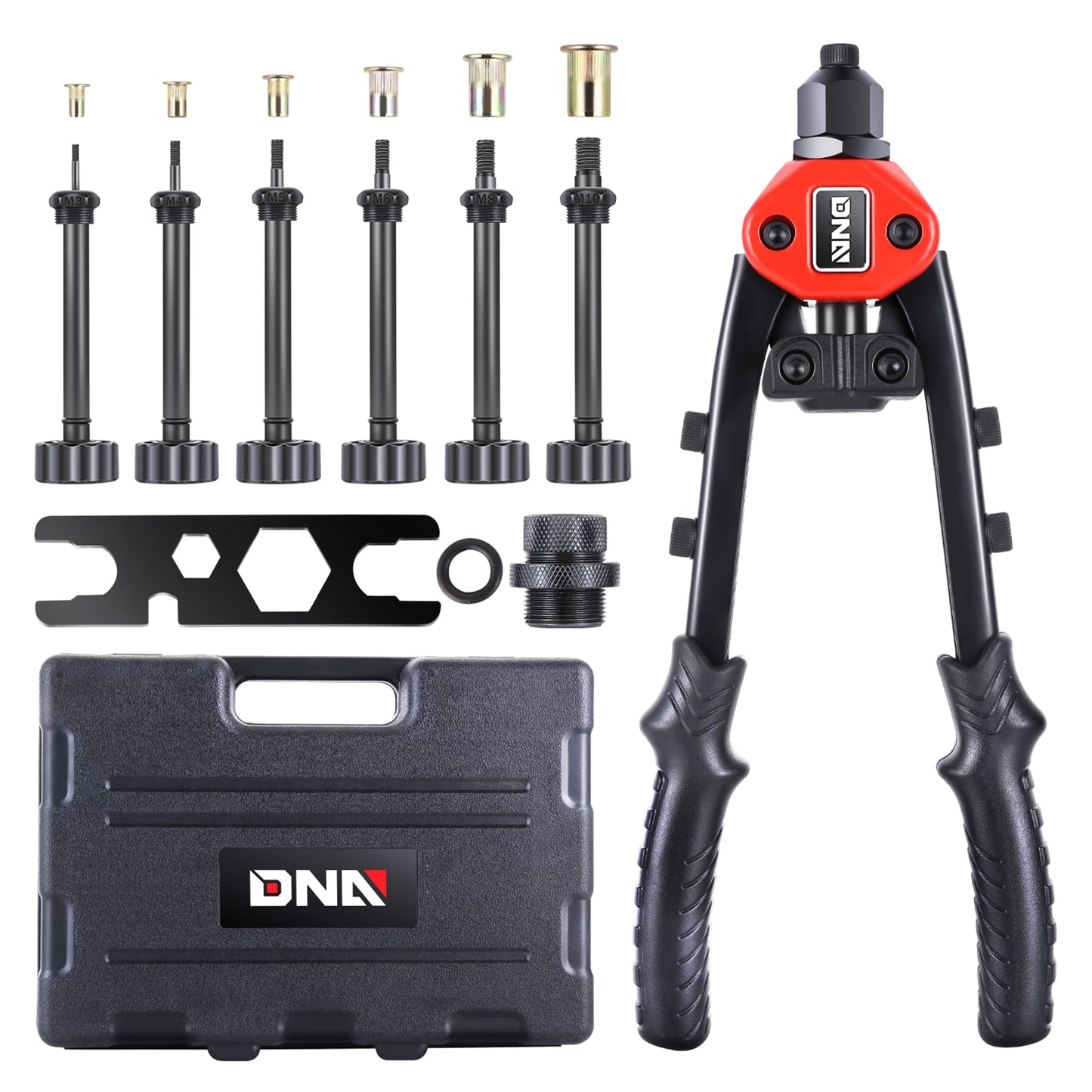 HERRAMIENTAS HAND RIVET SET - TWO-IN-ONE - 12"