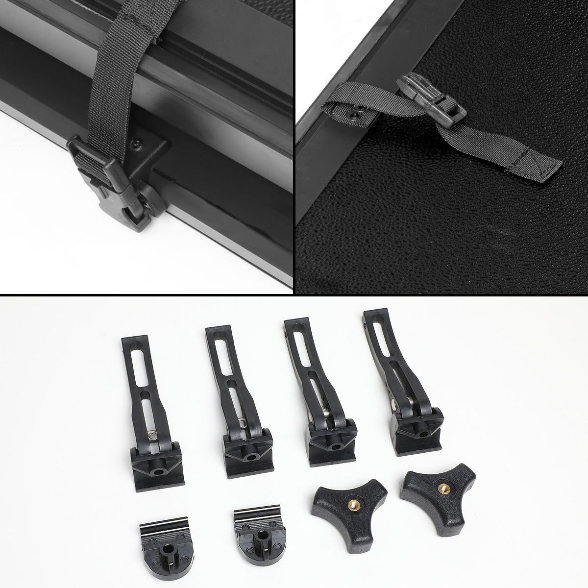 TAPADERA DE CAJUELA TONNEAU COVER - HARD TRI-FOLD - 20-21 JEEP GLADIATOR - FITS MODELS WITHOUT UTILITY TRACK SYSTEM - FITS 5.5FT BED MODELS