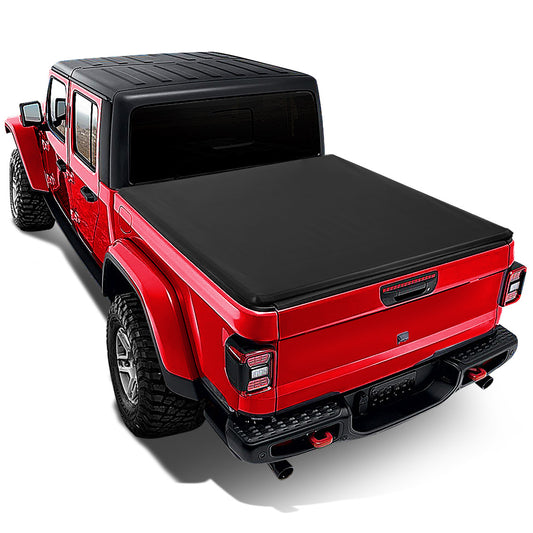 TAPADERA DE CAJUELA TONNEAU COVER - ROLL-UP - 2020 JEEP GLADIATOR - FITS MODELS WITHOUT UTILITY TRACK SYSTEM