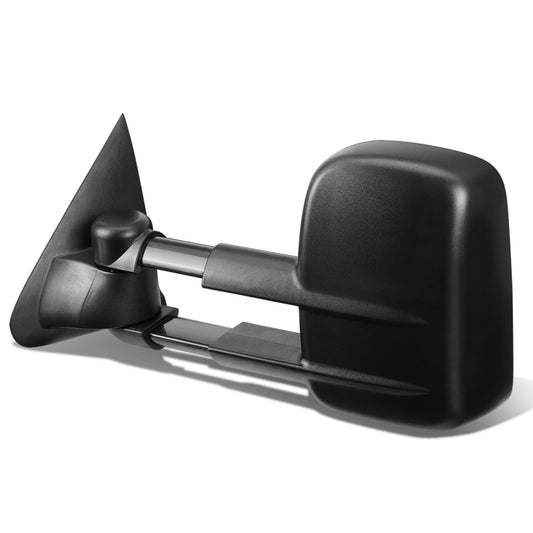 RETROVISORES EXTENDIBLES TOWING MIRROR - 97-03 FORD F-150 / 2004 F-150 HERITAGE - POWERED, W/O HEATED, W/O SIGNAL - FITS STANDARD AND EXTENDED CAB ONLY, DOES NOT FIT CREW CAB - LEFT - BLACK