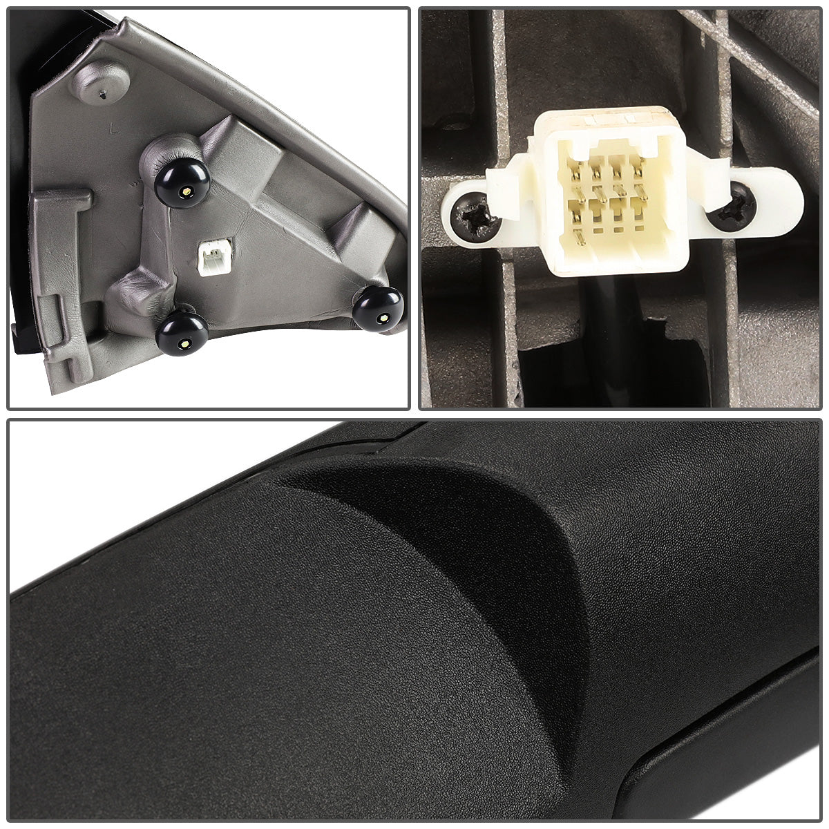 RETROVISORES EXTENDIBLES TOWING MIRROR - 02-08 DODGE RAM 1500 / 03-09 DODGE RAM 2500, 3500 - PAIR - POWERED W/ HEATED - SMOKE SIGNAL - BLACK