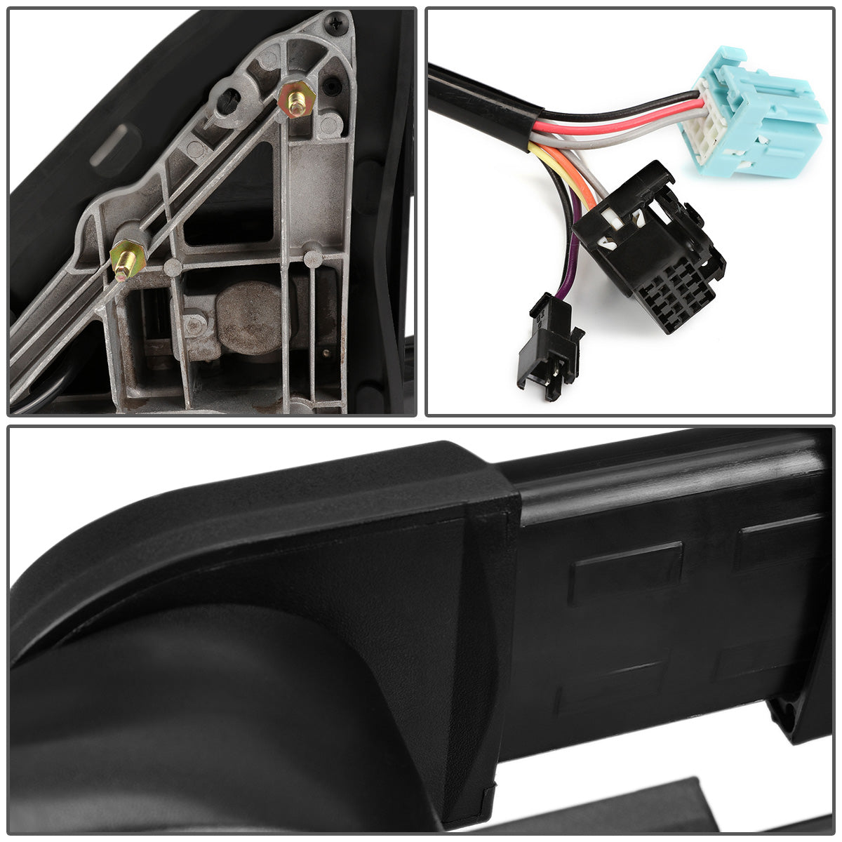 RETROVISORES EXTENDIBLES TOWING MIRROR - 03-06 CHEVY SILVERADO, GMC SIERRA, CHEVY TAHOE, CHEVY SUBURBAN, GMC YUKON, CADILLAC ESCALADE, CHEVY AVALANCHE / 2007 CHEVY SILVERADO CLASSIC, GMC SIERRA CLASSIC - LEFT - POWERED W/ HEATED - LED SMOKE SIGNAL -